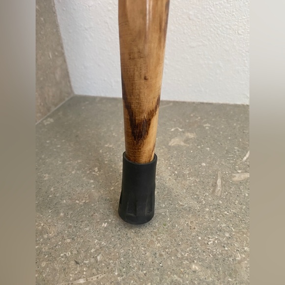 Lake Tahoe Engraved Hard Pine Wood Walking Stick - Picture 2 of 7